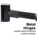 44 in. to 70 in. Double Curved Shower Rod (Matte Black Finish) - Sweatfully