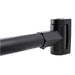 36 in. to 61 in. Curved Shower Rod (Black Finish) - Sweatfully