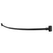 36 in. to 61 in. Curved Shower Rod (Black Finish) - Sweatfully