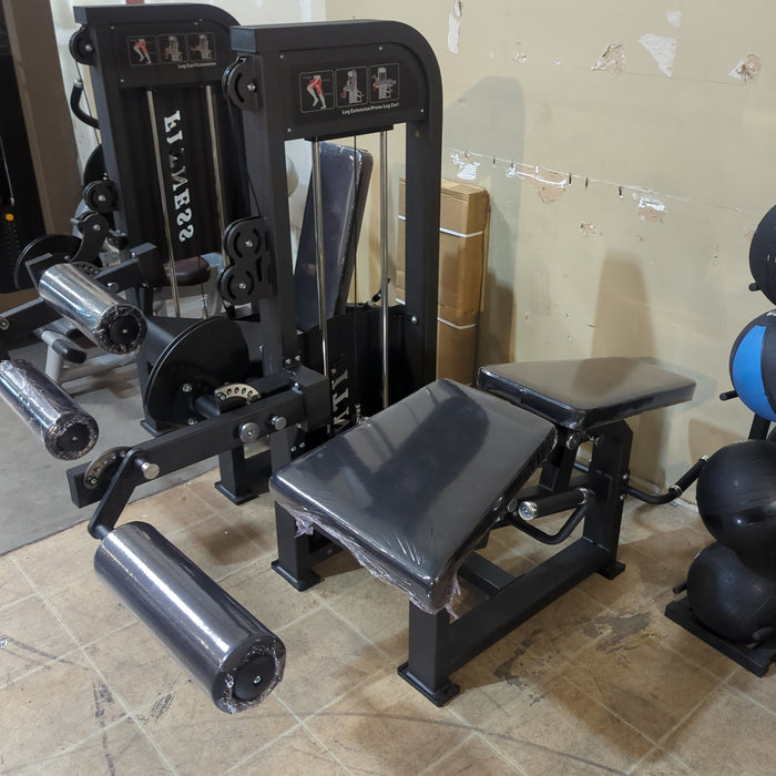 SFE Commercial Leg Extension Prone Leg Curl Combo w/250lb weight stack (New) - Sweatfully