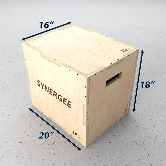 Synergee 3-in-1 Wood Plyo Boxes - Sweatfully