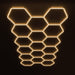 HexGlow Lighting Large 17 Hex Kit (19.94' x 9.74') - Sweatfully