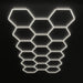 HexGlow Lighting Large 17 Hex Kit (19.94' x 9.74') - Sweatfully
