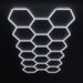 HexGlow Lighting Large 17 Hex Kit (19.94' x 9.74') - Sweatfully
