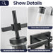 Jasper 3-Light Modern Clear Glass Bathroom Vanity Light, Black & Nickel - Sweatfully