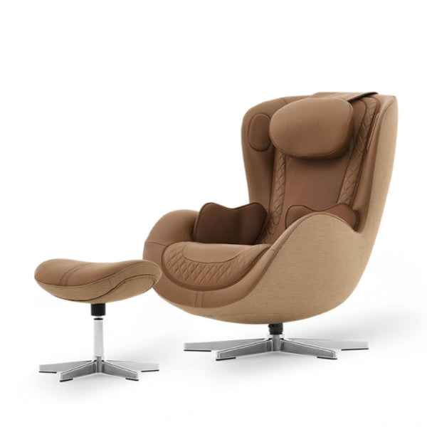 Nouhaus Nou Campo Massage Chair with Ottoman - Sweatfully
