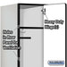 Salsbury 18" Wide Single Tier Designer Wood Locker - 1 Wide - 6 Feet High - 24 Inches Deep - Gray - Hasps - Sweatfully