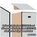 Salsbury 18" Wide Single Tier Designer Wood Locker - 1 Wide - 6 Feet High - 24 Inches Deep - Gray - Hasps - Sweatfully