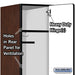 Salsbury 18" Wide Single Tier Designer Wood Locker - 1 Wide - 6 Feet High - 24 Inches Deep - Mahogany - Hasps - Sweatfully