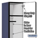 Salsbury 18" Wide Single Tier Designer Wood Locker - 1 Wide - 6 Feet High - 18 Inches Deep - Blue - Hasps - Sweatfully