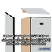 Salsbury 18" Wide Single Tier Designer Wood Locker - 1 Wide - 6 Feet High - 18 Inches Deep - Gray - Hasps - Sweatfully