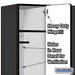Salsbury 18" Wide Single Tier Designer Wood Locker - 3 Wide - 6 Feet High - 21 Inches Deep - Black - Hasps - Sweatfully