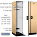Salsbury 18" Wide Single Tier Designer Wood Locker - 3 Wide - 6 Feet High - 24 Inches Deep - Maple - Silver Resettable Combination Locks - Sweatfully