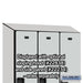 Salsbury 18" Wide Single Tier Designer Wood Locker - 3 Wide - 6 Feet High - 18 Inches Deep - Gray - Hasps - Sweatfully