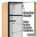 Salsbury 18" Wide Single Tier Designer Wood Locker - 3 Wide - 6 Feet High - 18 Inches Deep - Maple - Hasps - Sweatfully