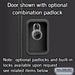 Salsbury 18" Wide Double Tier Designer Wood Locker - 1 Wide - 6 Feet High - 24 Inches Deep - Black - Hasps - Sweatfully