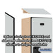 Salsbury 18" Wide Double Tier Designer Wood Locker - 1 Wide - 6 Feet High - 18 Inches Deep - Gray - Hasps - Sweatfully