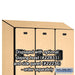 Salsbury 18" Wide Double Tier Designer Wood Locker - 3 Wide - 6 Feet High - 21 Inches Deep - Maple - Hasps - Sweatfully