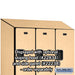 Salsbury 18" Wide Double Tier Designer Wood Locker - 3 Wide - 6 Feet High - 24 Inches Deep - Maple - Hasps - Sweatfully
