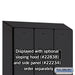 Salsbury 18" Wide Double Tier Designer Wood Locker - 3 Wide - 6 Feet High - 18 Inches Deep - Black - Hasps - Sweatfully