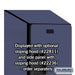 Salsbury 18" Wide Triple Tier Designer Wood Locker - 1 Wide - 6 Feet High - 21 Inches Deep - Blue - Hasps - Sweatfully