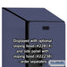 Salsbury 18" Wide Triple Tier Designer Wood Locker - 1 Wide - 6 Feet High - 24 Inches Deep - Blue - Hasps - Sweatfully