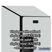Salsbury 18" Wide Triple Tier Designer Wood Locker - 1 Wide - 6 Feet High - 24 Inches Deep - Gray - Hasps - Sweatfully