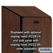 Salsbury 18" Wide Triple Tier Designer Wood Locker - 1 Wide - 6 Feet High - 24 Inches Deep - Mahogany - Hasps - Sweatfully