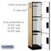Salsbury 18" Wide Triple Tier Designer Wood Locker - 1 Wide - 6 Feet High - 18 Inches Deep - Maple - Silver Electronic Locks - Sweatfully