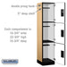 Salsbury 18" Wide Triple Tier Designer Wood Locker - 1 Wide - 6 Feet High - 18 Inches Deep - Maple - Hasps - Sweatfully