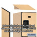 Salsbury 18" Wide Four Tier Designer Wood Locker - 1 Wide - 6 Feet High - 21 Inches Deep - Maple - Hasps - Sweatfully