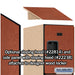 Salsbury 18" Wide Four Tier Designer Wood Locker - 1 Wide - 6 Feet High - 24 Inches Deep - Cherry - Hasps - Sweatfully