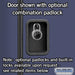 Salsbury 18" Wide Four Tier Designer Wood Locker - 1 Wide - 6 Feet High - 18 Inches Deep - Blue - Hasps - Sweatfully