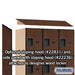 Salsbury 18" Wide Four Tier Designer Wood Locker - 3 Wide - 6 Feet High - 21 Inches Deep - Mahogany - Hasps - Sweatfully