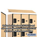 Salsbury 18" Wide Four Tier Designer Wood Locker - 3 Wide - 6 Feet High - 21 Inches Deep - Maple - Hasps - Sweatfully