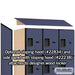 Salsbury 18" Wide Four Tier Designer Wood Locker - 3 Wide - 6 Feet High - 24 Inches Deep - Blue - Hasps - Sweatfully