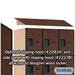 Salsbury 18" Wide Four Tier Designer Wood Locker - 3 Wide - 6 Feet High - 24 Inches Deep - Mahogany - Hasps - Sweatfully