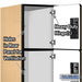Salsbury 18" Wide Four Tier Designer Wood Locker - 3 Wide - 6 Feet High - 24 Inches Deep - Maple - Hasps - Sweatfully