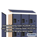 Salsbury 18" Wide Four Tier Designer Wood Locker - 3 Wide - 6 Feet High - 18 Inches Deep - Blue - Hasps - Sweatfully