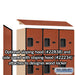 Salsbury 18" Wide Four Tier Designer Wood Locker - 3 Wide - 6 Feet High - 18 Inches Deep - Cherry - Hasps - Sweatfully