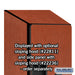 Salsbury 18" Wide Double Tier 'S' Style Designer Wood Locker - 1 Wide - 6 Feet High - 21 Inches Deep - Cherry - Hasps - Sweatfully