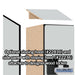Salsbury 18" Wide Double Tier 'S' Style Designer Wood Locker - 1 Wide - 6 Feet High - 21 Inches Deep - Gray - Hasps - Sweatfully