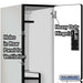Salsbury 18" Wide Double Tier 'S' Style Designer Wood Locker - 1 Wide - 6 Feet High - 24 Inches Deep - Gray - Hasps - Sweatfully