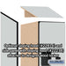 Salsbury 18" Wide Double Tier 'S' Style Designer Wood Locker - 1 Wide - 6 Feet High - 24 Inches Deep - Gray - Hasps - Sweatfully