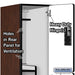 Salsbury 18" Wide Double Tier 'S' Style Designer Wood Locker - 1 Wide - 6 Feet High - 24 Inches Deep - Mahogany - Hasps - Sweatfully
