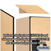 Salsbury 18" Wide Double Tier 'S' Style Designer Wood Locker - 1 Wide - 6 Feet High - 24 Inches Deep - Maple - Hasps - Sweatfully