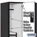 Salsbury 18" Wide Double Tier 'S' Style Designer Wood Locker - 3 Wide - 6 Feet High - 21 Inches Deep - Black - Hasps - Sweatfully