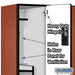 Salsbury 18" Wide Double Tier 'S' Style Designer Wood Locker - 3 Wide - 6 Feet High - 21 Inches Deep - Cherry - Hasps - Sweatfully