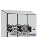 Salsbury 18" Wide Double Tier 'S' Style Designer Wood Locker - 3 Wide - 6 Feet High - 21 Inches Deep - Gray - Hasps - Sweatfully