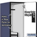Salsbury 18" Wide Double Tier 'S' Style Designer Wood Locker - 3 Wide - 6 Feet High - 24 Inches Deep - Blue - Hasps - Sweatfully